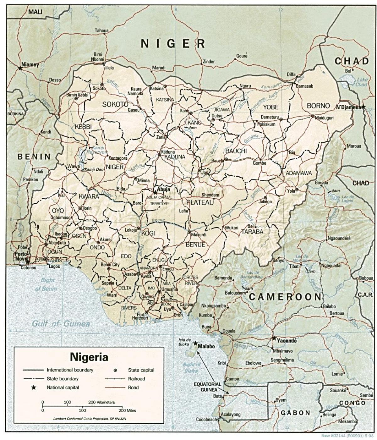 Nijerya diyagramı göster 