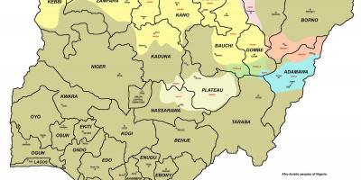 Nijerya'nın 36 Eyaleti ile göster 